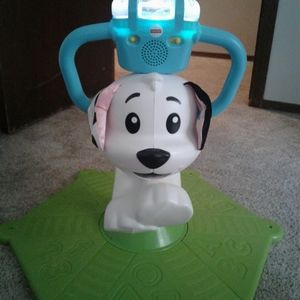 FISHER PRICE BOUNCE AND SPIN PUPPY
